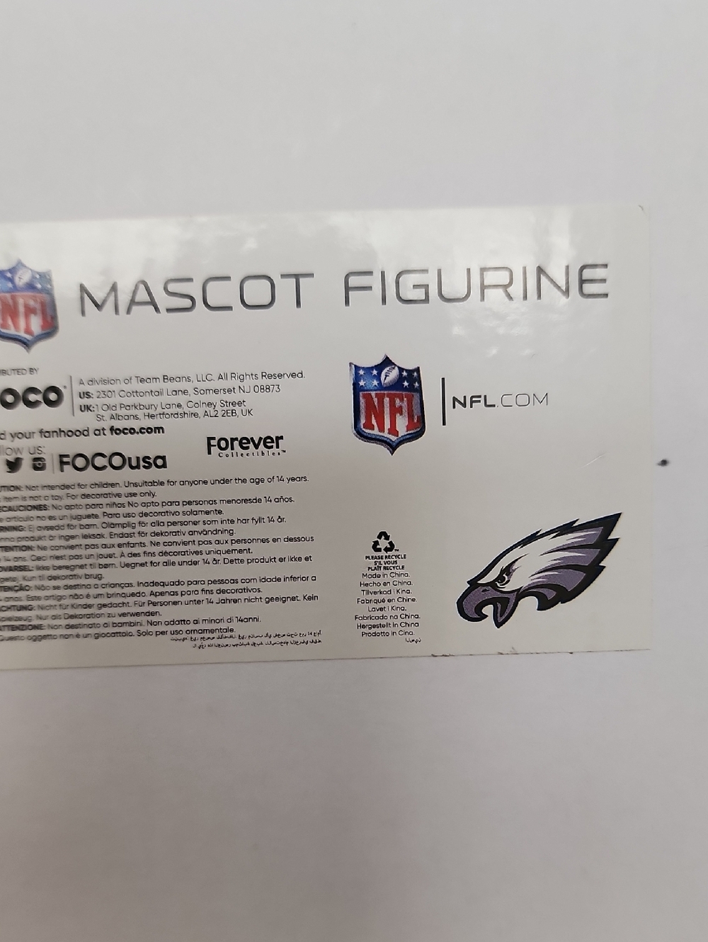 Philadelphia Eagles Mascot  Swoop, Figurine. NIB! - Picture 12 of 16